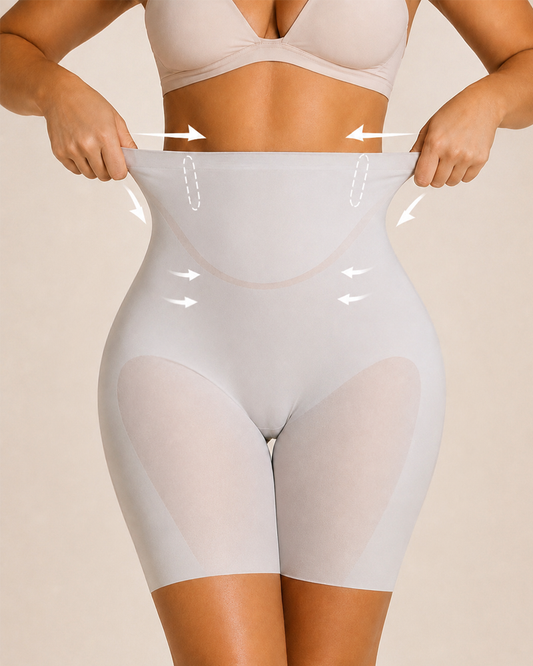 Faja de tiro alto transpirable con efecto lifting en glúteos