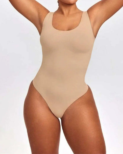 Women's Tummy-control Seamless Body-shaping Sleeveless Bodysuit