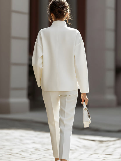 Claudia | Conjunto de Camisa Oversize y Pantalón Sastre
