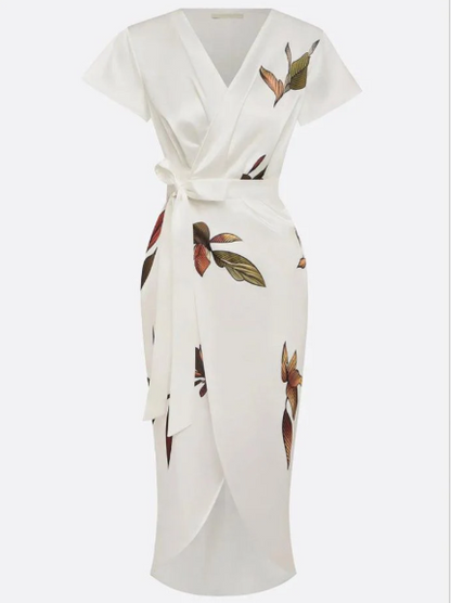 Elena | Vestido Elegante con Estampado Floral