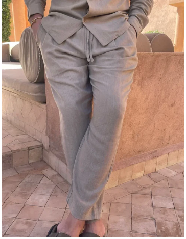 Elegante Conjunto de Lino